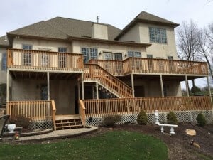 Deck and Balcony Power Washing in Lehigh Valley, Pennsylvania