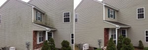 Pressure Washing a house in Macungie, PA