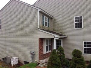 Before House Washing by Grime Fighters in Lehigh Valley, PA